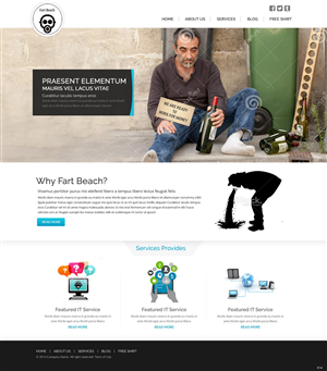 Web Design by pb for FountainheadME.com | Design: #5164942