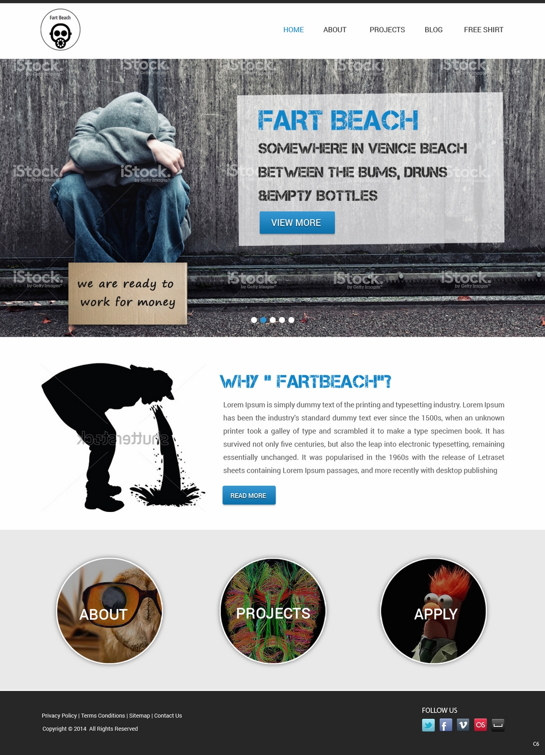 Web Design by pb for FountainheadME.com | Design #5174396