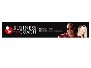 Diseño De Banner Publicitario por Priyo Subarkah para Business Web Coach | Diseño: #259612