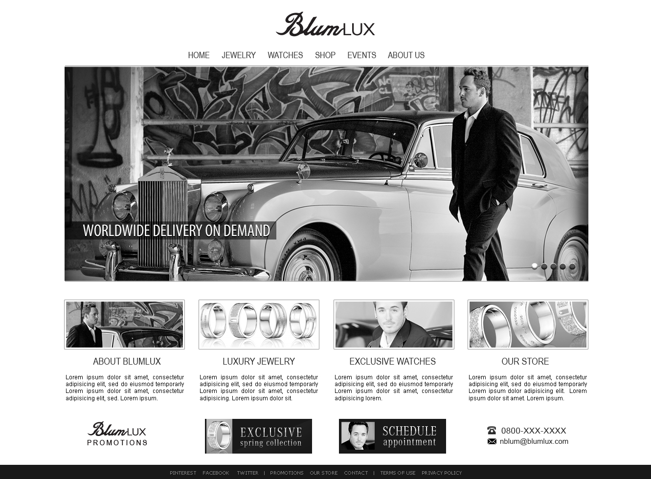 Web Design par Angelin@ pour BlumLux | Design #1465986