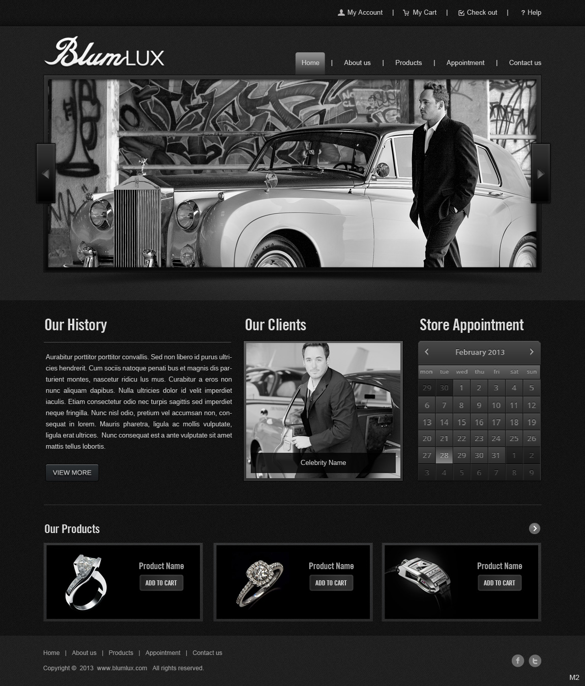 Web Design by pb for BlumLux | Design #1445769