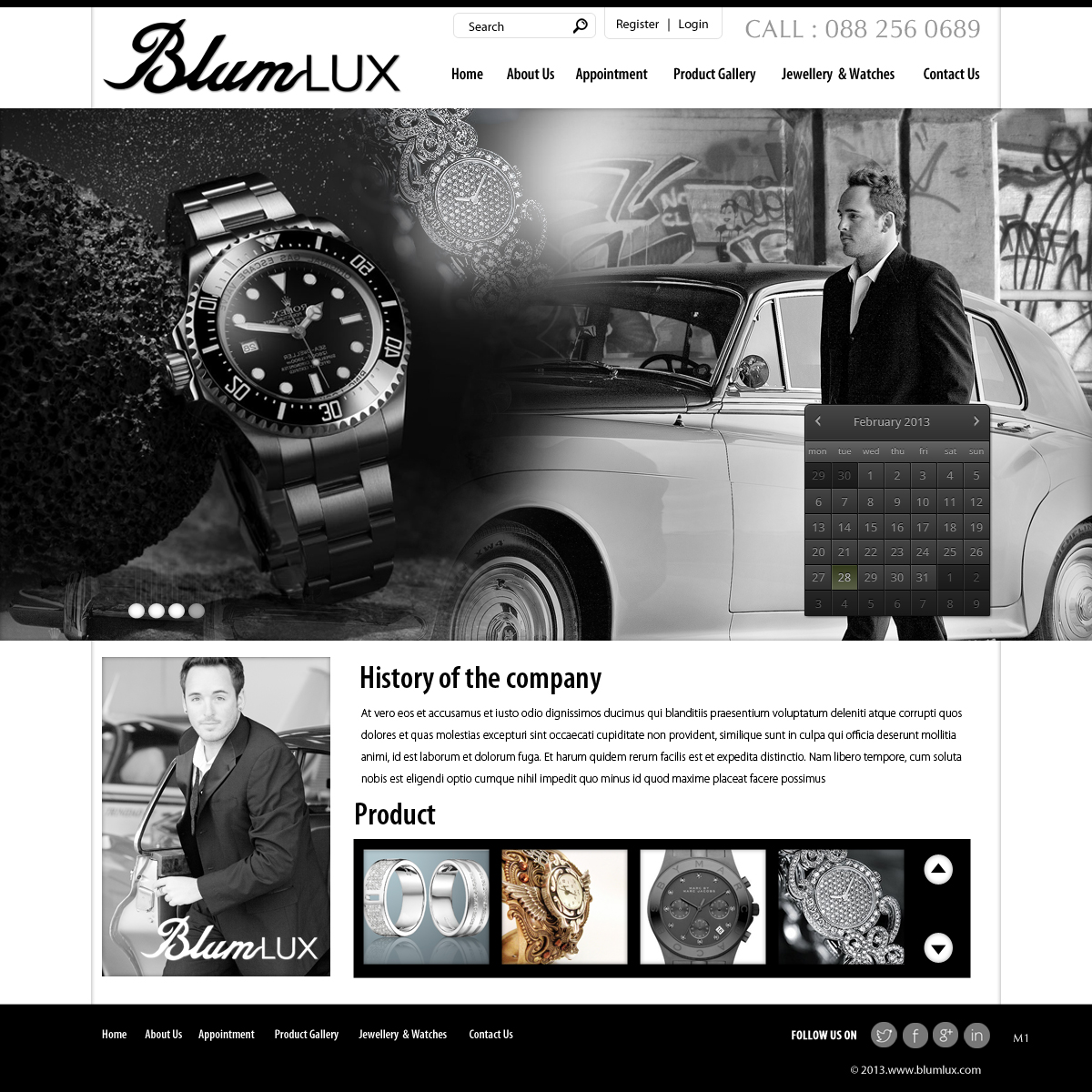 Web Design by pb for BlumLux | Design #1445773