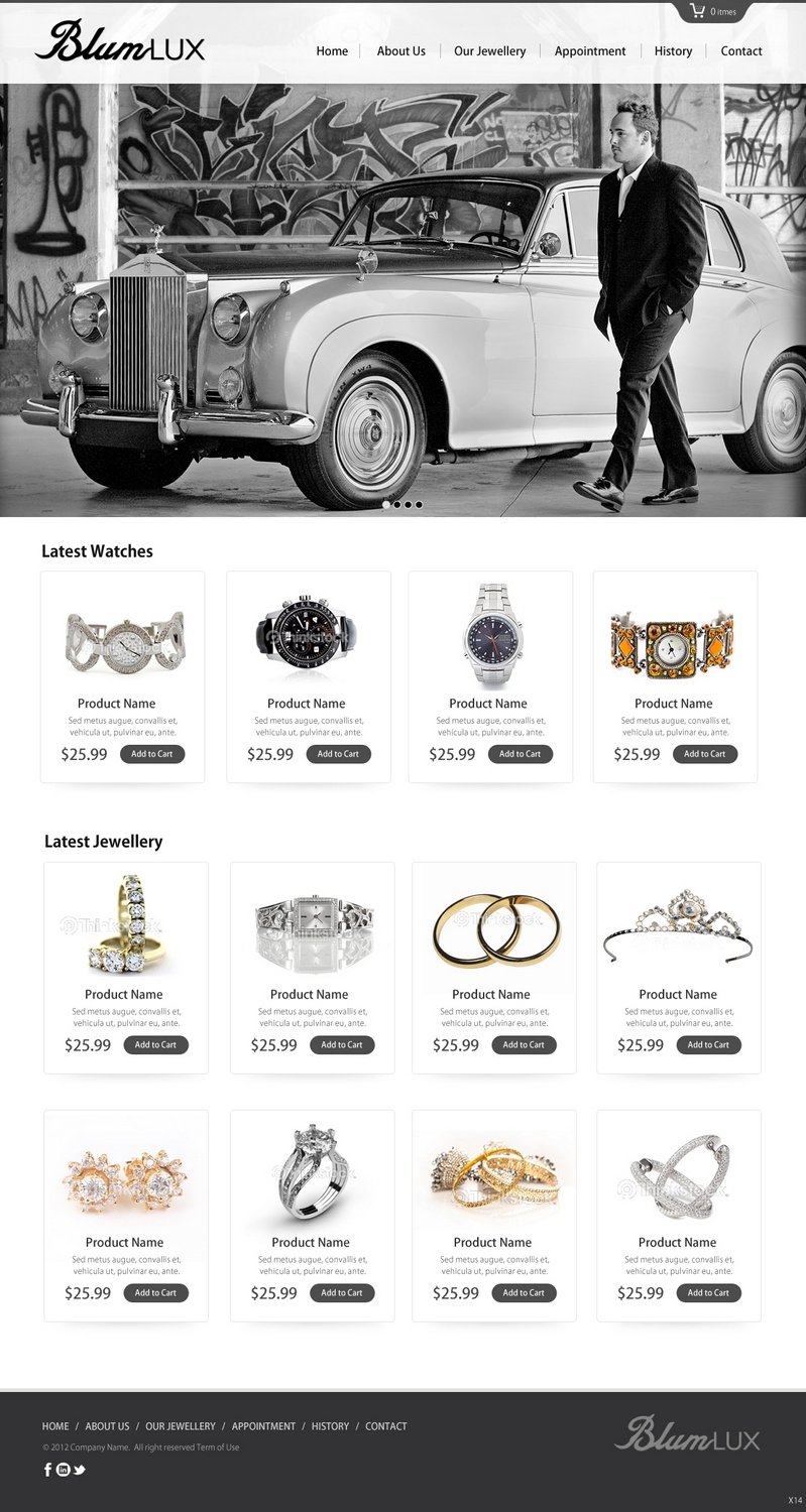 Web Design by pb for BlumLux | Design #1450694