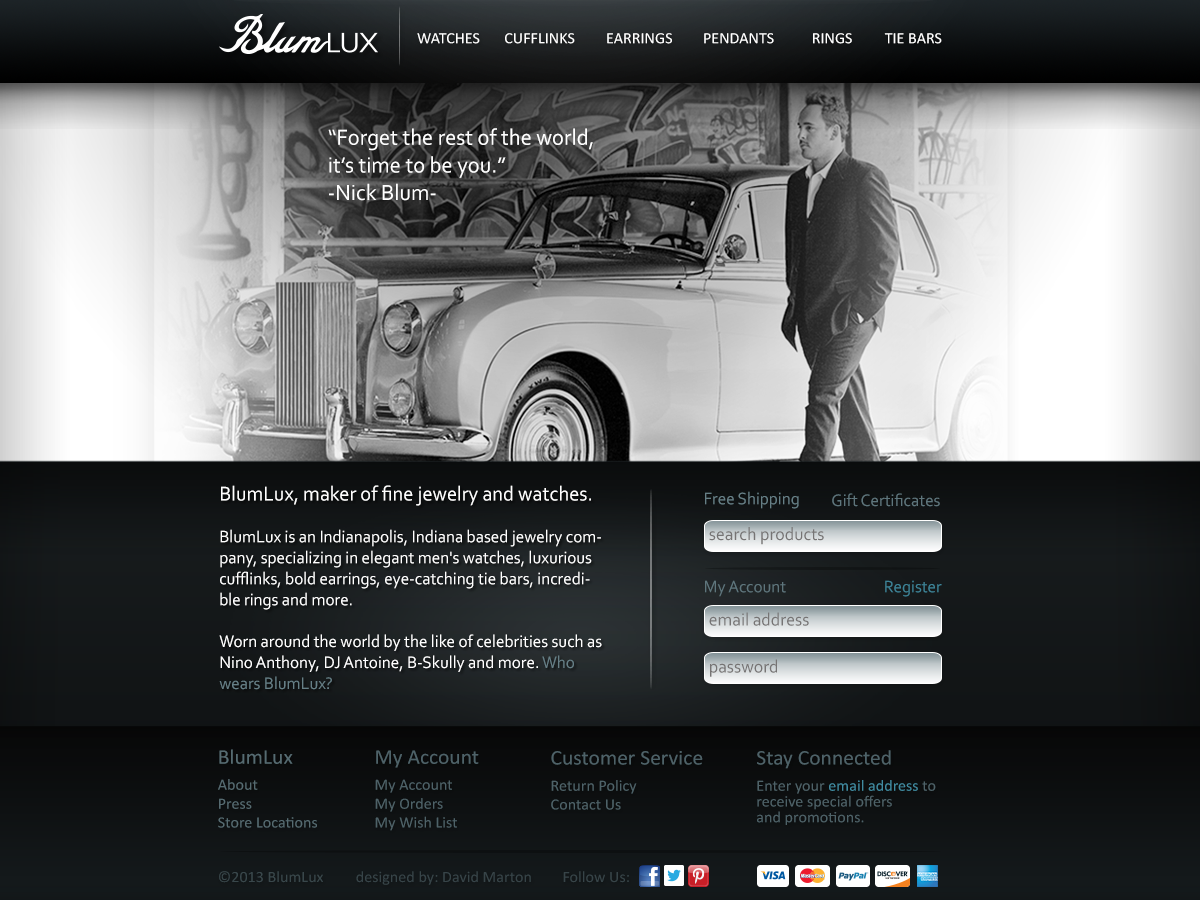 Web-Design von m.david89 für BlumLux | Design #1461118