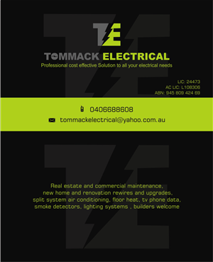 Business Card Design by Tahneit Khan