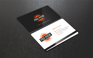 Lawn care business card