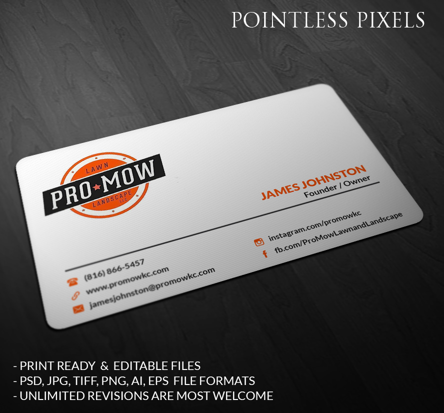 Business Card Design by Pointless Pixels India for this project | Design #5163540