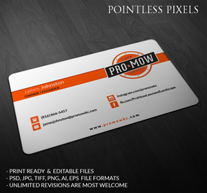 Visitenkarten-Design von Pointless Pixels India für dieses Projekt | Design: #5163670