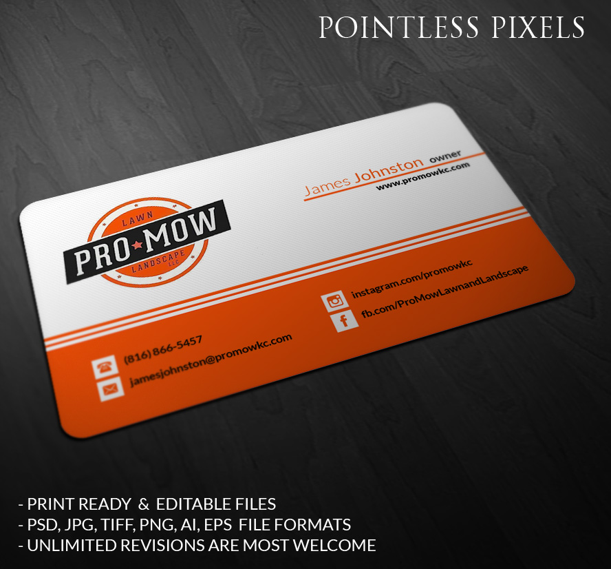 Visitenkarten-Design von Pointless Pixels India für dieses Projekt | Design #5169873