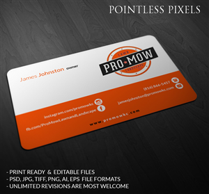 Visitenkarten-Design von Pointless Pixels India für dieses Projekt | Design: #5169881