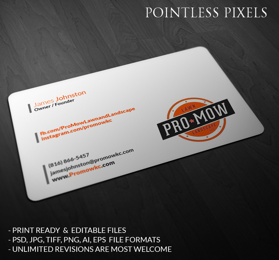 Visitenkarten-Design von Pointless Pixels India für dieses Projekt | Design #5169942