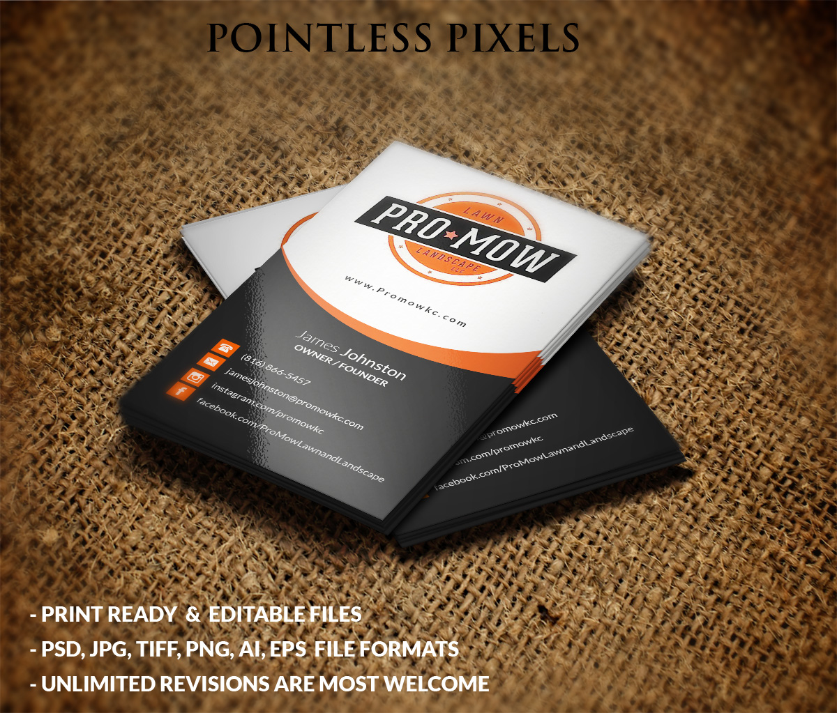 Business Card Design by Pointless Pixels India for this project | Design #5189333