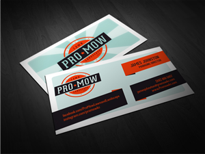 Lawn care business card | Visitenkarten-Design von Atvento Graphics