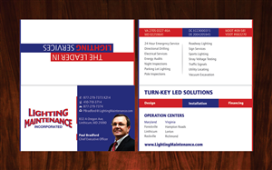 Business Card Design by Joy16589 for Lighting Maintenance Inc | Design #5167824