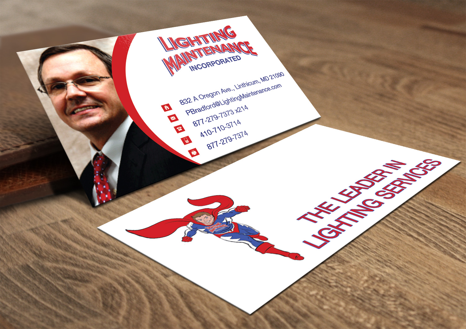 Diseño de Tarjeta de Presentación por Lanka Ama para Lighting Maintenance Inc | Diseño #5163605