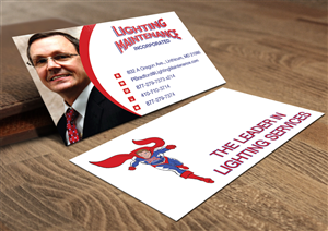 Business Card Design by Lanka Ama for Lighting Maintenance Inc | Design: #5163605