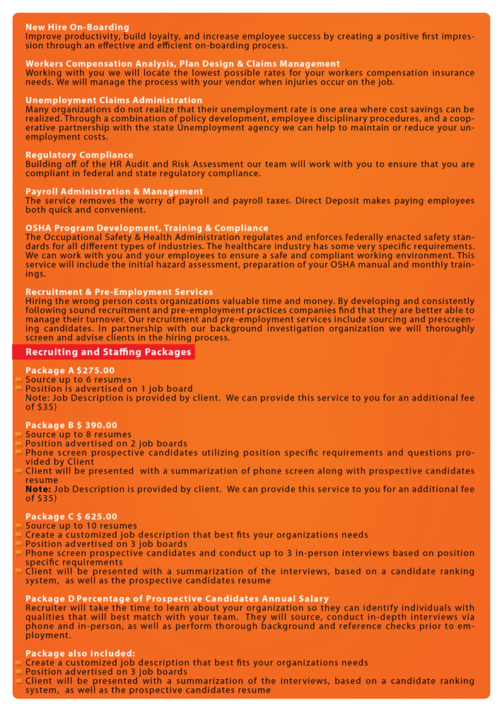 Flyer Design by Yas media for BluesCrubs HRx Employee Solutions | Design #1442955