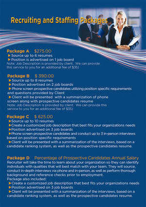 Flyer Design by Octav for BluesCrubs HRx Employee Solutions | Design: #1443030