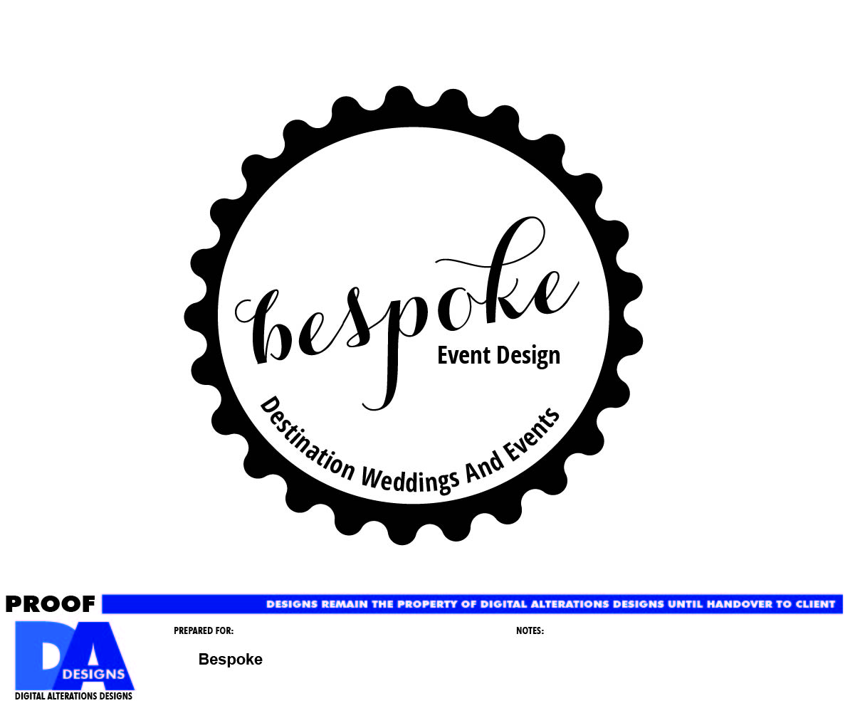 Logo Design by da-designs for Bespoke Destination Weddings & Events | Design #5241676