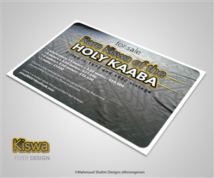 Kiswa Design | Flyer-Design von Mahmoud Shahin