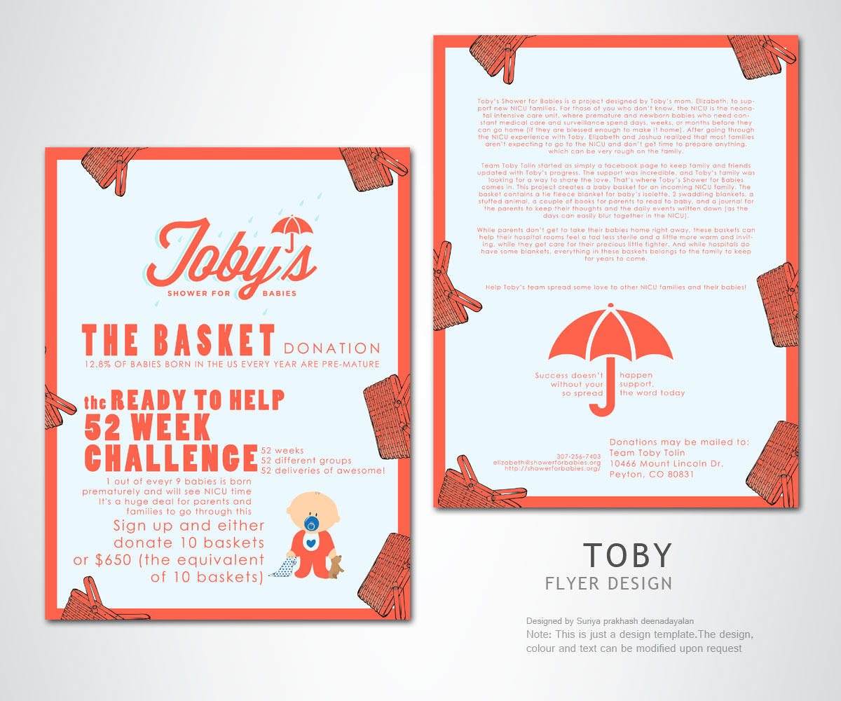 Flyer Design by SISU for Elizabeth Tolin | Design #5165091