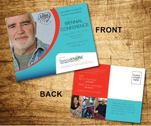 Postkarten-Design von Rohan Alexander für Lancaster Activities Directors Association | Design #5199292