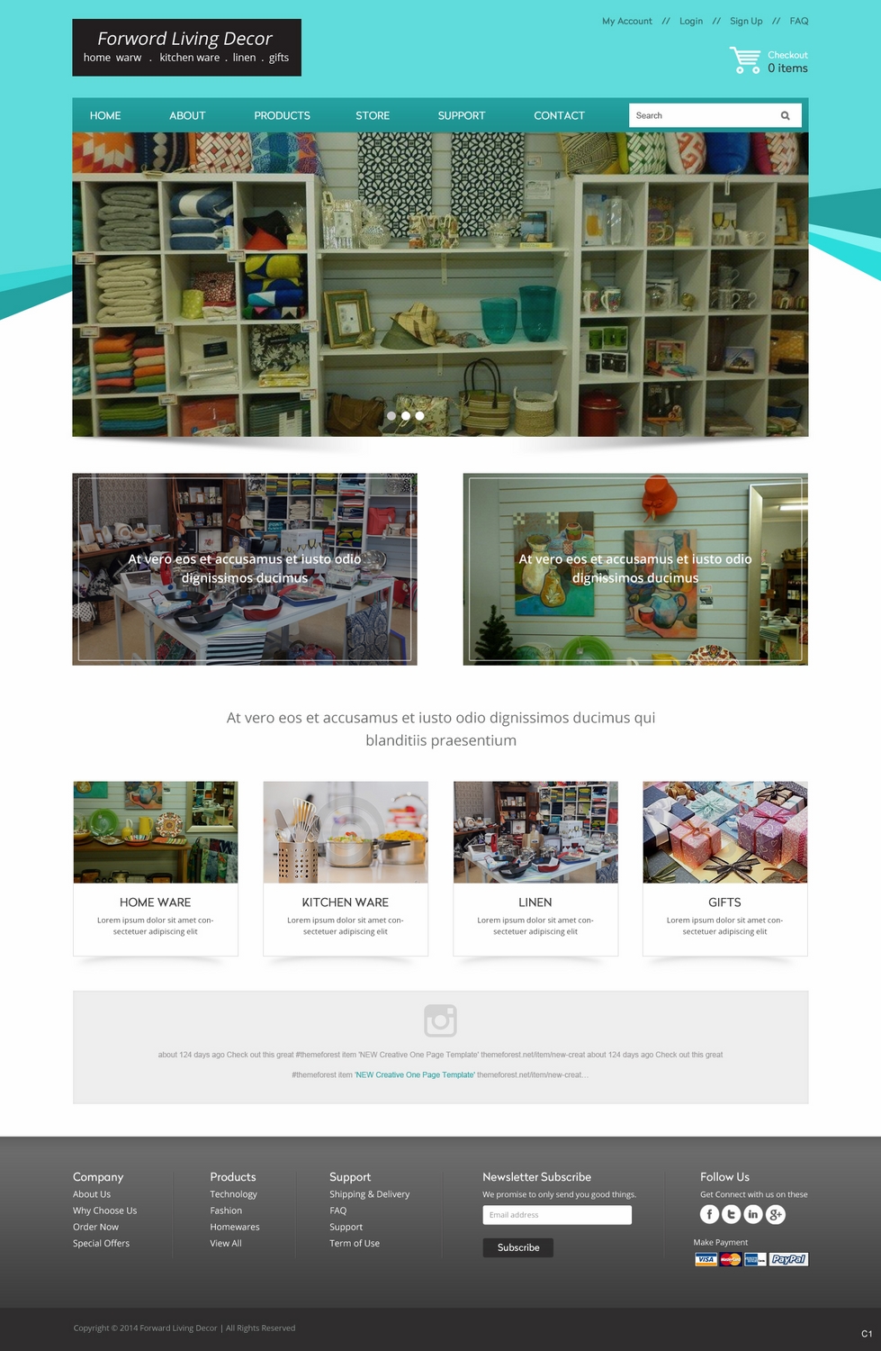 Web Design by pb for FORWARD LIVING DECOR | Design #5174426