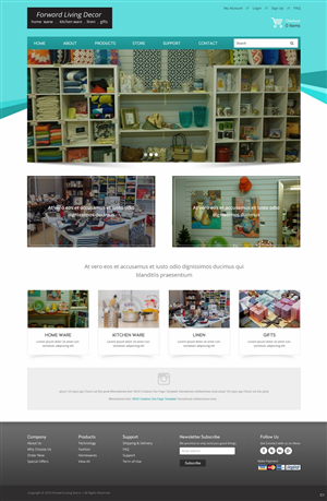 Web-Design von pb für FORWARD LIVING DECOR | Design: #5174426