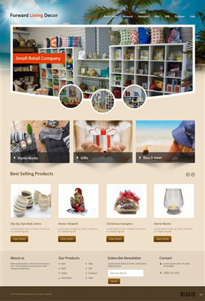 Web-Design von pb für FORWARD LIVING DECOR | Design: #5174428