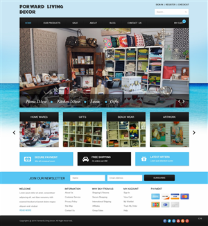 Web-Design von pb für FORWARD LIVING DECOR | Design: #5174435