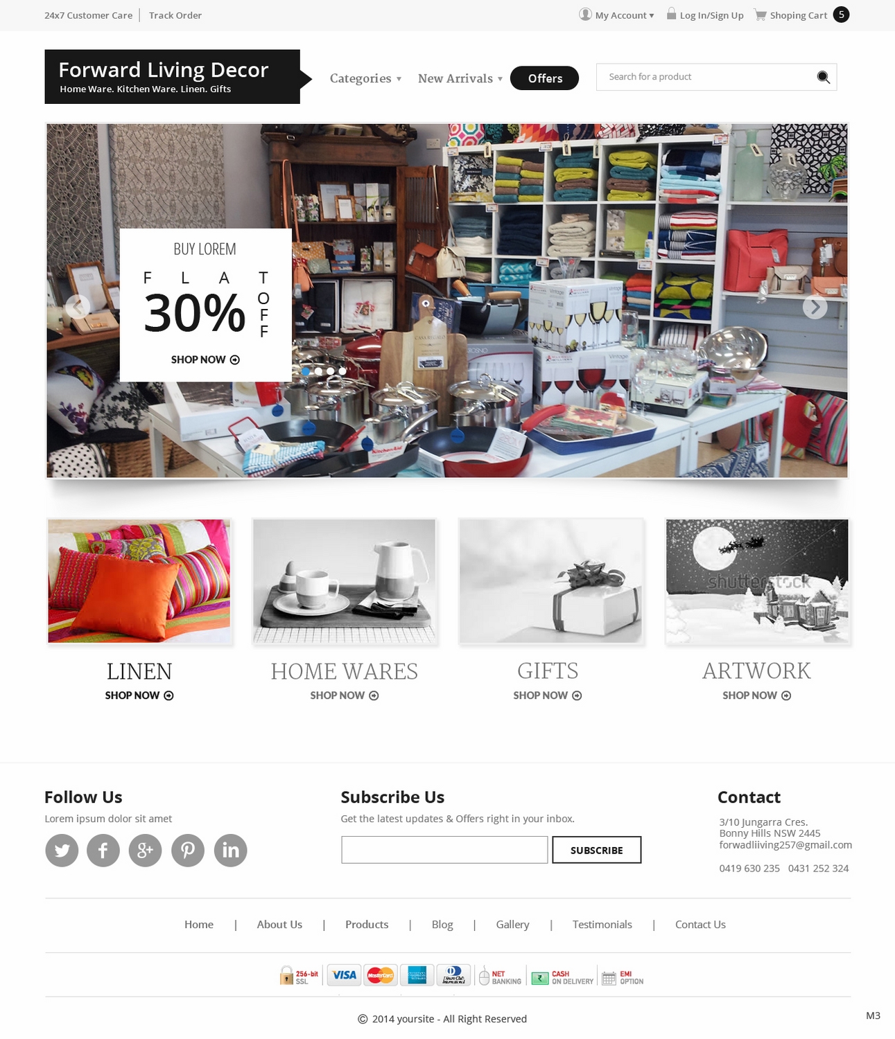 Web Design par pb pour FORWARD LIVING DECOR | Design #5174441