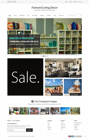 Web-Design von pb für FORWARD LIVING DECOR | Design: #5174443