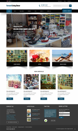 Diseño Web por pb para FORWARD LIVING DECOR | Diseño: #5174452