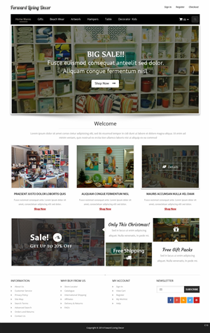 Web-Design von pb für FORWARD LIVING DECOR | Design: #5174460