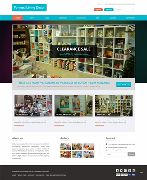 Diseño Web por pb para FORWARD LIVING DECOR | Diseño: #5174469