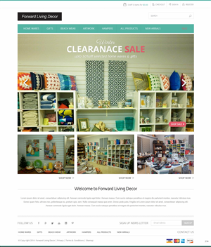 Diseño Web por pb para FORWARD LIVING DECOR | Diseño: #5174477
