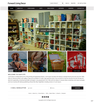 Diseño Web por pb para FORWARD LIVING DECOR | Diseño: #5174481