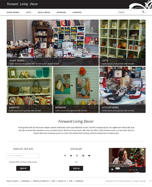Diseño Web por pb para FORWARD LIVING DECOR | Diseño: #5174484