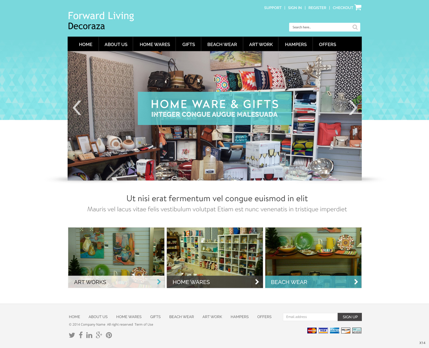 Web Design by pb for FORWARD LIVING DECOR | Design #5174509