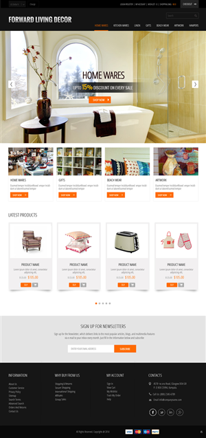 Diseño Web por pb para FORWARD LIVING DECOR | Diseño: #5174513