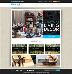 Diseño Web por pb para FORWARD LIVING DECOR | Diseño: #5184941
