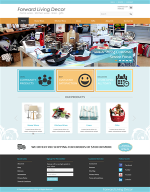 FORWARD LIVING DECOR | Diseño Web por Sbss
