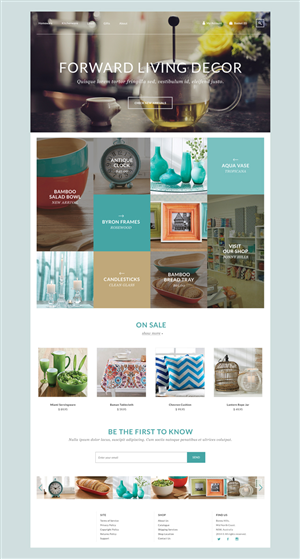 Web-Design von bottlestreet für FORWARD LIVING DECOR | Design: #5210661