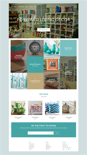 Web-Design von bottlestreet für FORWARD LIVING DECOR | Design: #5210929