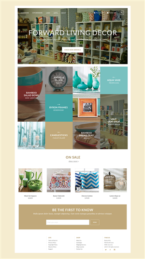 Web-Design von bottlestreet für FORWARD LIVING DECOR | Design: #5212906