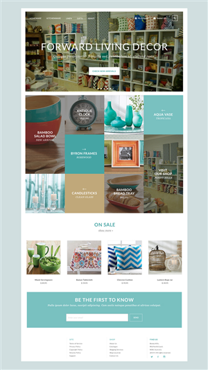 Web-Design von bottlestreet für FORWARD LIVING DECOR | Design: #5212915