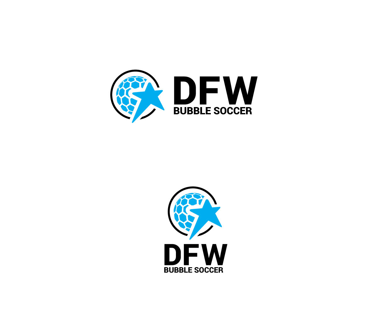 Logo Design by GGV for DFW Bubble Soccer | Design #5176376