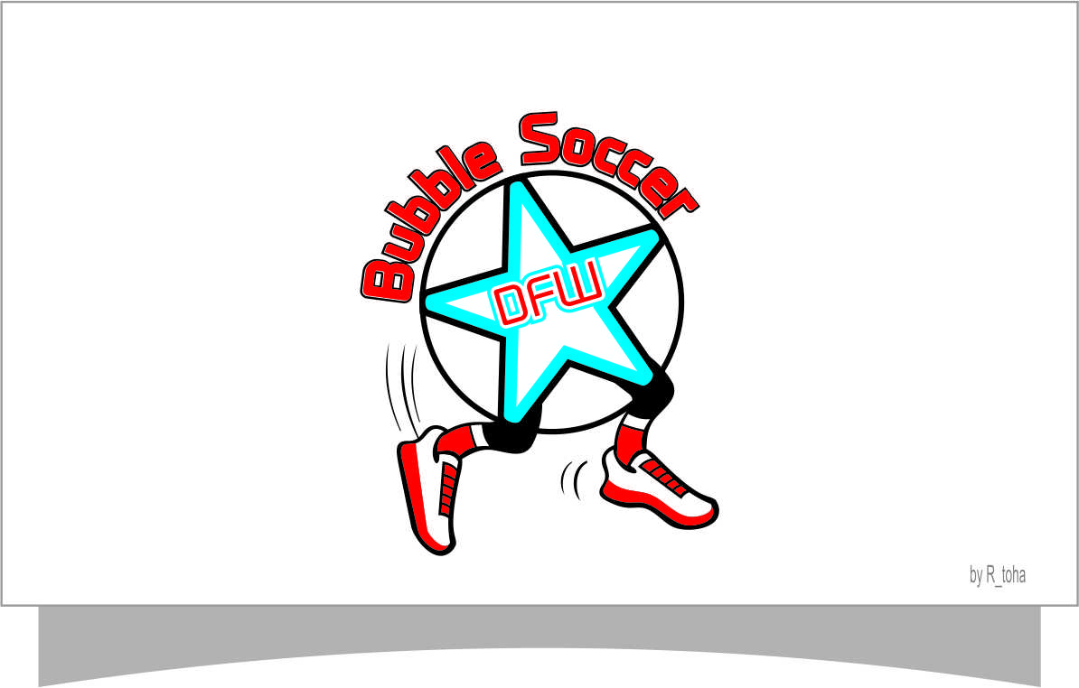 Logo Design by r-toha for DFW Bubble Soccer | Design #5191559