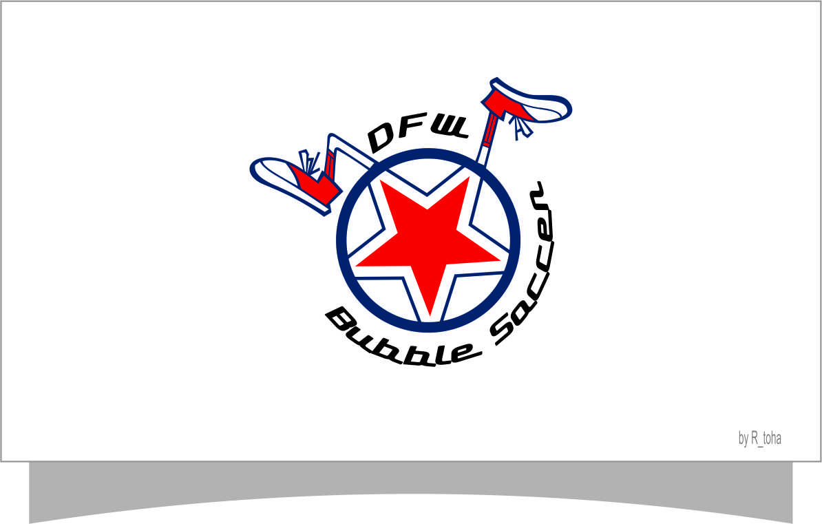 Logo Design by r-toha for DFW Bubble Soccer | Design #5191602