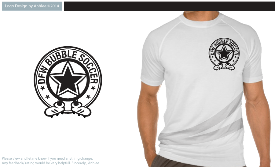 Logo Design by Anhlee for DFW Bubble Soccer | Design #5169523